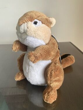GANZ WebKin Chunky Chipmunk plush beanie forest animal